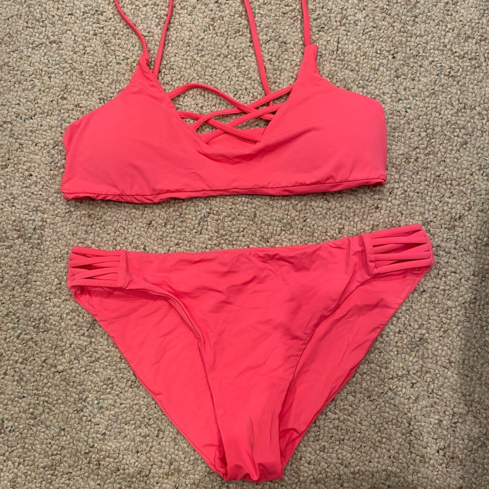 Pink bikini